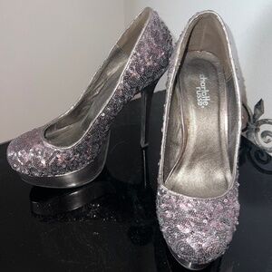 Sequin shoes